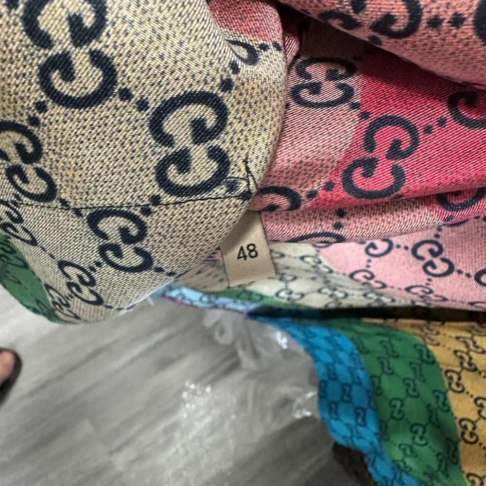 Gucci Rainbow Patterned Men's Shirt - Picture 5 of 8